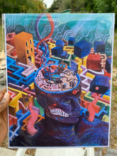 Load image into Gallery viewer, "Edge of the Matrix" illustration print